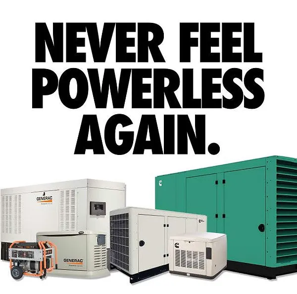 Never feel powerless again: Generac generators and portable power equipment